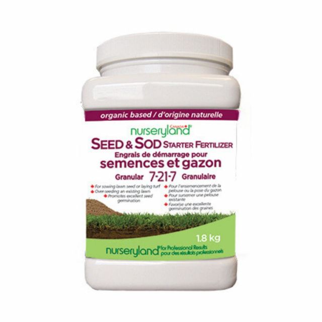 Nurseryland Seed & Sod Starter Fertilizer 7-21-7 1.8 kg