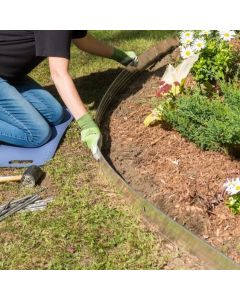 16' Silver Aluminum Garden Edging