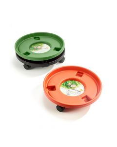 Plastic Planter Caddy 12" on Wheels
