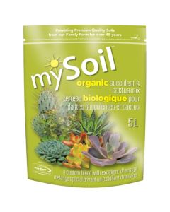 mySoil Organic Succulent & Cactus Mix 5.00L Bag